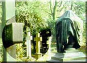 Friedhof Bild Grabsteine